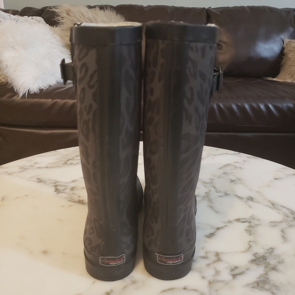 Chooka rain boots leopard, cheetah, animal print size 10 - Picture 5 of 5